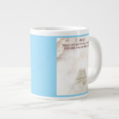 Kaffee im Himmel Jumbo-Tasse (Vorderseite Rechts)