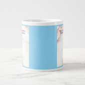 Kaffee im Himmel Jumbo-Tasse (Vorderseite)