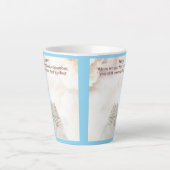 Kaffee im Himmel Milchtasse (Vorderseite)