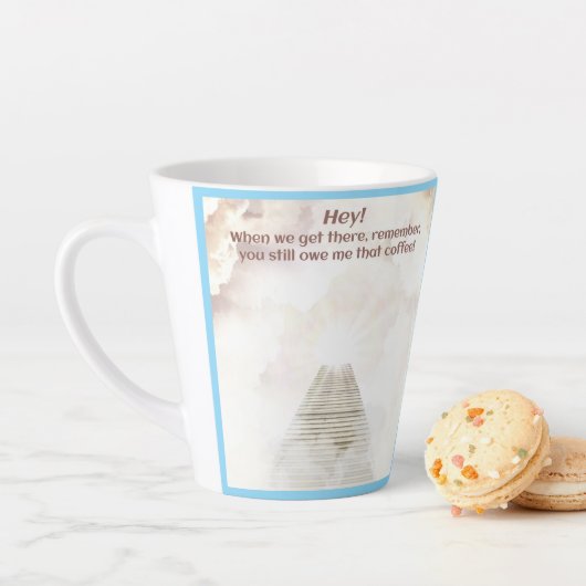 Kaffee im Himmel Milchtasse (Beispiel)