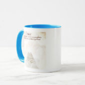 Kaffee im Himmel Tasse (Vorderseite Links)