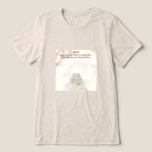 Kaffee im Himmel Tri-Blend Shirt