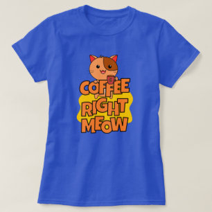 Kaffee im Moment   Kawaii   Funny Cat T-Shirt