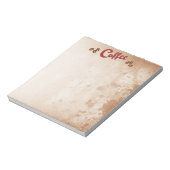 Kaffee im Notepad Notizblock (Rotiert)