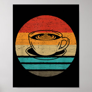 Kaffee im Retro-Stil Vintage Poster