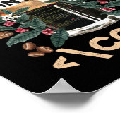 KAFFEE IN CODE Fun Web Developers Coding Poster (Ecke)