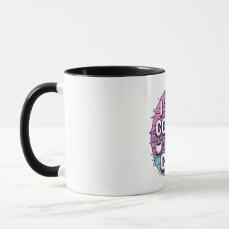 Kaffee in Code - Retro Pixel Art Tasse