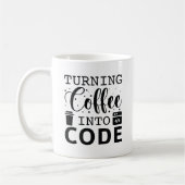 Kaffee in Code umwandeln Kaffeetasse (Links)