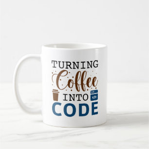 Kaffee in Code umwandeln Kaffeetasse
