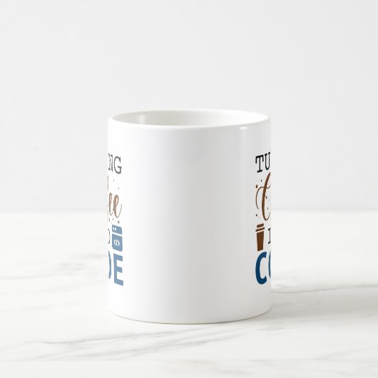 Kaffee in Code umwandeln Kaffeetasse (Mittel)