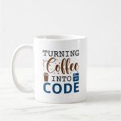 Kaffee in Code umwandeln Kaffeetasse (Links)