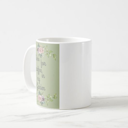 Kaffee in der Tasse Garden (Vorderseite Links)