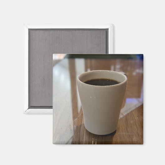 Kaffee in Helsinki Magnet (Vorderseite/Rückseite)