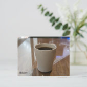 Kaffee in Helsinki Postkarte (Stehend Vorderseite)