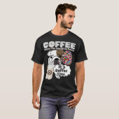 KAFFEE in Liebe Kaffeekaffein T-Shirt (Vorne ganz)