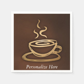 Kaffee in meinem Cup Serviette