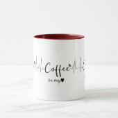 Kaffee in meinem Herzen | Kaffeeliebhaber Tasse (Zentrum)