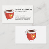 Kaffee in Papier-Cup-Skizze | Barista Terminkarte (Vorne/Hinten)