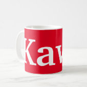 Kaffee in Polnisch Kaffeetasse (Vorderseite Links)