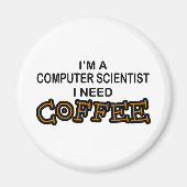 Kaffee - Informatiker Magnet (Vorne)