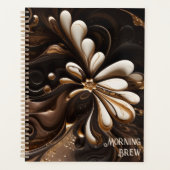 Kaffee Inspiriert Mocha und Cream Journal Planer (Vorderseite)