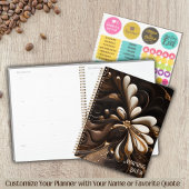 Kaffee Inspiriert Mocha und Cream Journal Planer