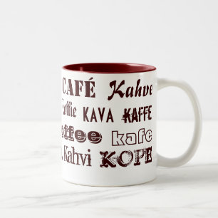 Kaffee International Zweifarbige Tasse