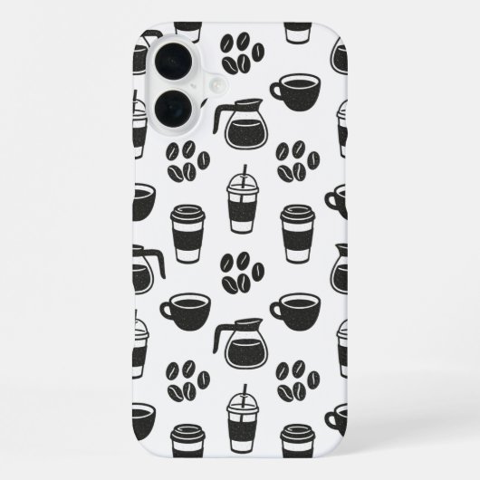 Kaffee iPhone Hülle (Rückseite)