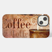 Kaffee iPhone Hülle (Rückseite (Horizontal))