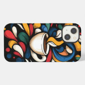 Kaffee iPhone Hülle (Rückseite (Horizontal))