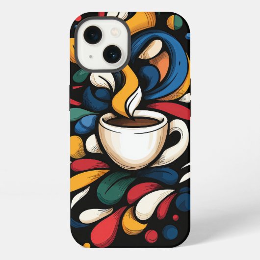 Kaffee iPhone Hülle (Rückseite)