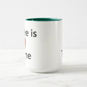 Kaffee ist Alien für mich/ Ich Liebe Tee Tasse (Zentrum)