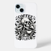 Kaffee ist das Leben Case-Mate iPhone Hülle (Rückseite)