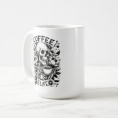 Kaffee ist das Leben Kaffeetasse (Vorderseite Links)