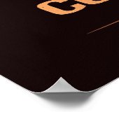 Kaffee ist das Leben Poster (Ecke)