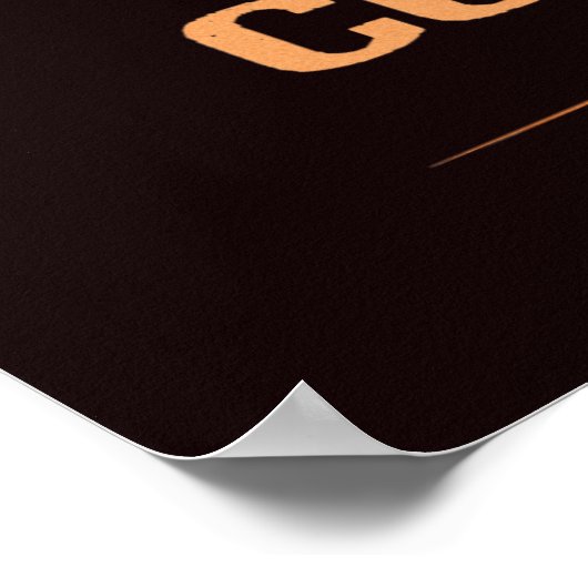 Kaffee ist das Leben Poster (Ecke)