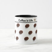 Kaffee ist das Leben Tasse (Zentrum)