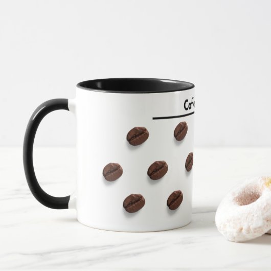 Kaffee ist das Leben Tasse (Mit Donut)