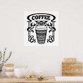 Kaffee ist das Lieblingsgetränk aller Poster (Küche)