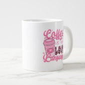 Kaffee ist das Tagesgeschenk meiner Liebe Jumbo-Tasse (Vorderseite Rechts)