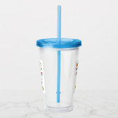 Kaffee ist der Treibstoff, der mir Behalte zu gehe Acryltrinkbecher (Rechts)