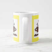 "Kaffee ist die wichtigste Lebensmittelgruppe" Jumbo-Tasse (Rückseite)