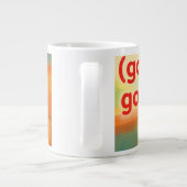 Kaffee ist ein Leben Jumbo-Tasse (Rückseite)