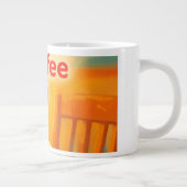 Kaffee ist ein Leben Jumbo-Tasse (Rechts)