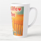 Kaffee ist ein Leben Milchtasse (Rechts)