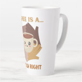 KAFFEE IST EIN MENSCHENRECHT MILCHTASSE (Rechte Ecke)