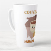 KAFFEE IST EIN MENSCHENRECHT MILCHTASSE (Linke Ecke)