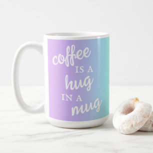 Kaffee ist ein Umarmer in einer Tasse, in einer Pa Kaffeetasse