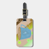 Kaffee ist eine Notwendigkeit Gepäckanhänger (Vorderseite vertikal)