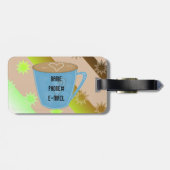 Kaffee ist eine Notwendigkeit Gepäckanhänger (Rückseite horizontal)
